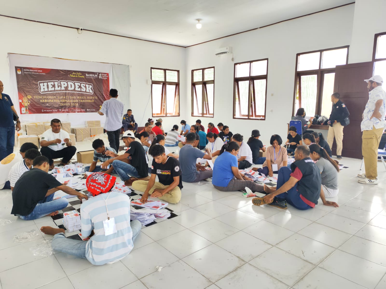 Pengawasan Penyortiran dan Pelipatan Surat Suara Hari ke-3