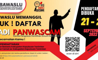 REKRUTMEN PANWASLU KECMATAN UNTUK PEMILIHAN UMUM TAHUN 2024