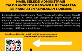 PENGUMUMAN HASIL SELEKSI ADMINISTRASI