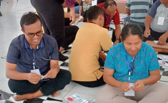 Pengawasan Hari Ke-2 Penyortiran dan Pelipatan Surat Suara Pada Aula KPU KKT